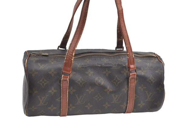 Authentic Louis Vuitton Monogram Papillon 30 Hand Bag Old Model LV K5252