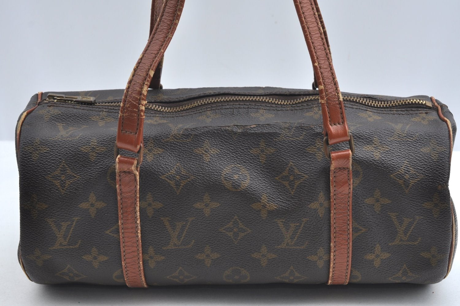 Authentic Louis Vuitton Monogram Papillon 30 Hand Bag Old Model LV K5252