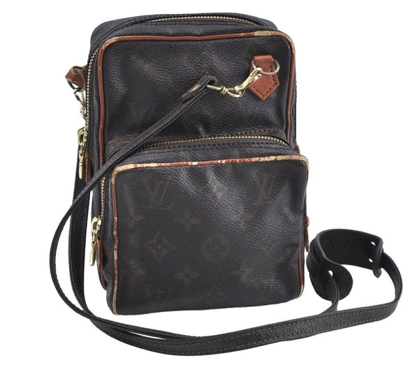 Auth Louis Vuitton Monogram Mini Amazone Shoulder Cross Bag Old Model Junk K5259
