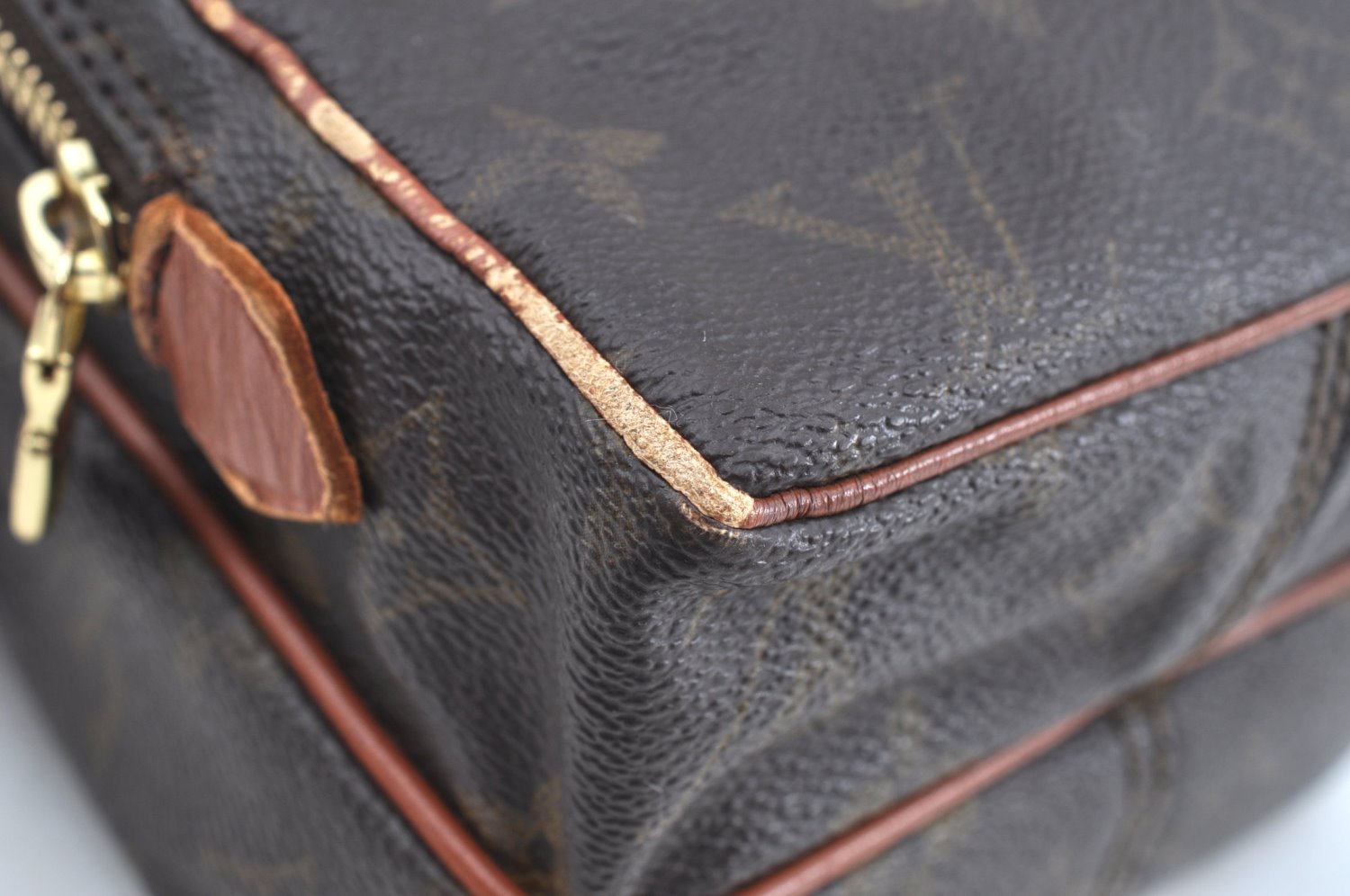 Auth Louis Vuitton Monogram Mini Amazone Shoulder Cross Bag Old Model Junk K5259