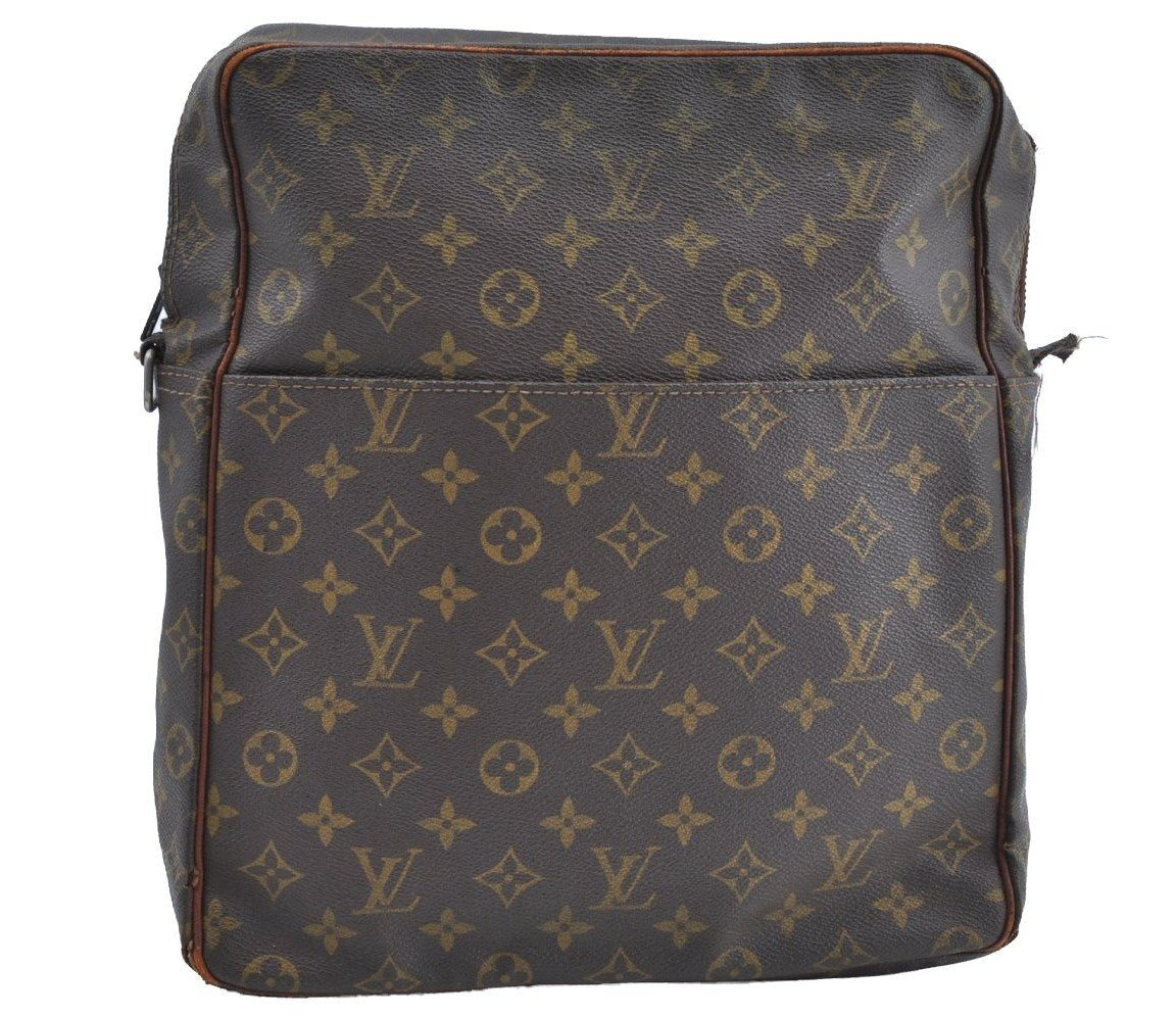 Authenic Louis Vuitton Monogram Marceau Shoulder Cross Bag Old Model Junk K5260