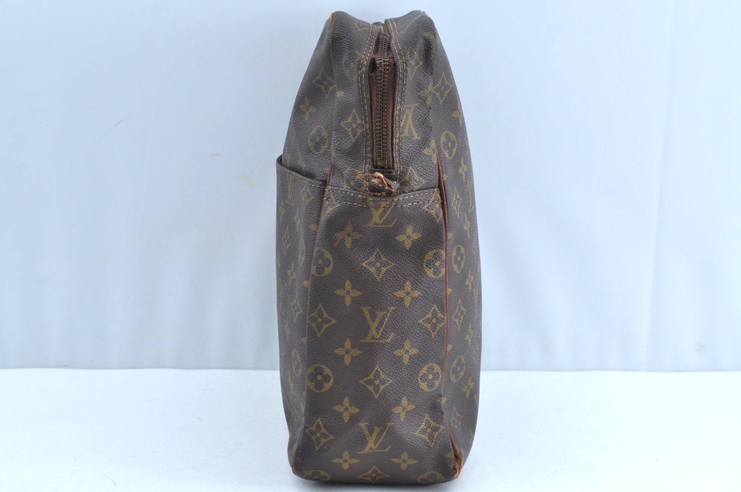 Authenic Louis Vuitton Monogram Marceau Shoulder Cross Bag Old Model Junk K5260