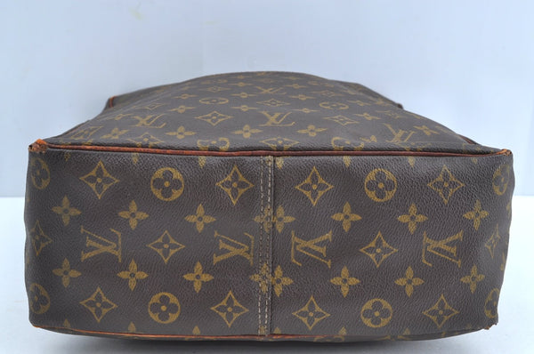 Authenic Louis Vuitton Monogram Marceau Shoulder Cross Bag Old Model Junk K5260