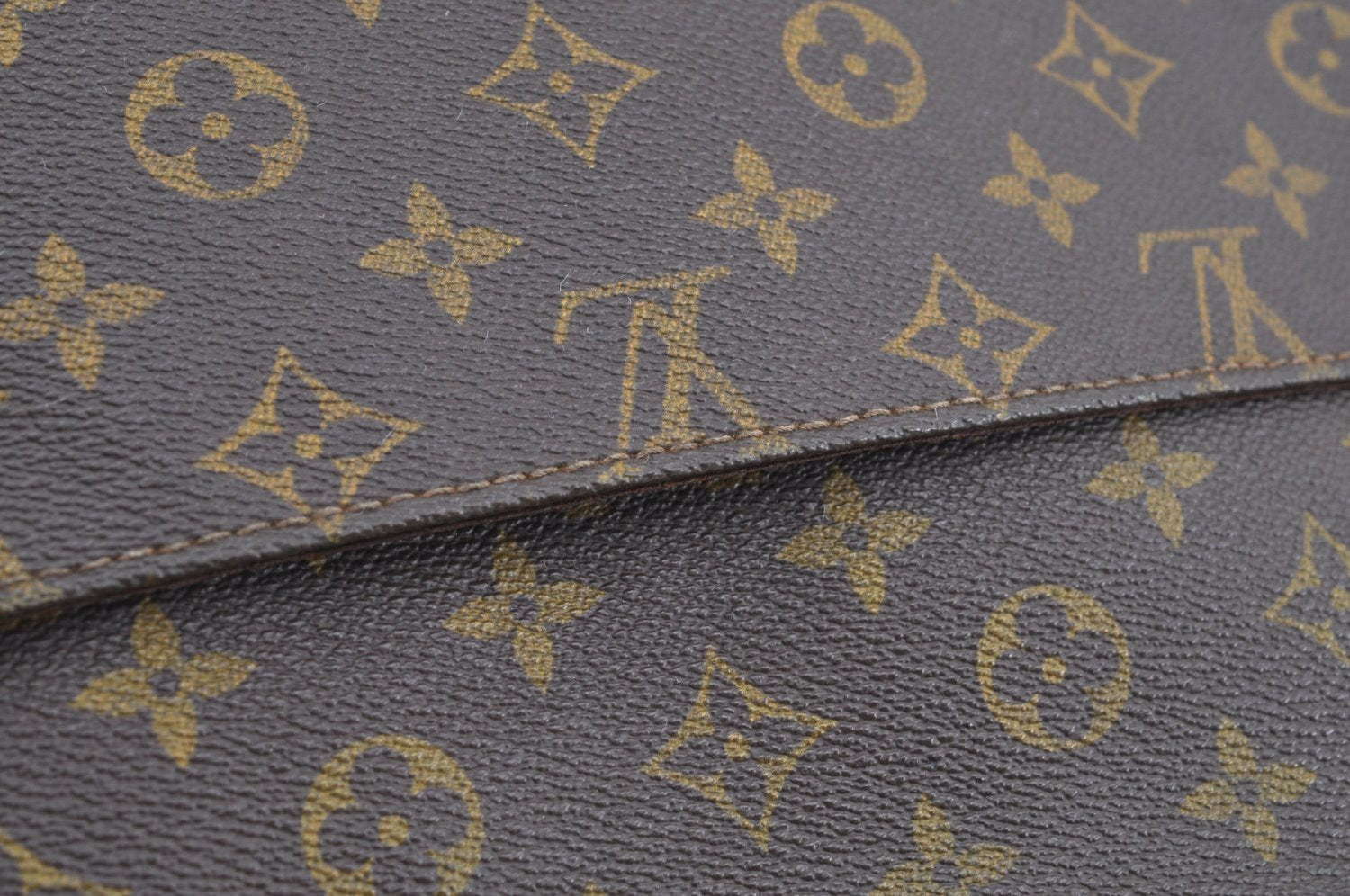 Authenic Louis Vuitton Monogram Marceau Shoulder Cross Bag Old Model Junk K5260