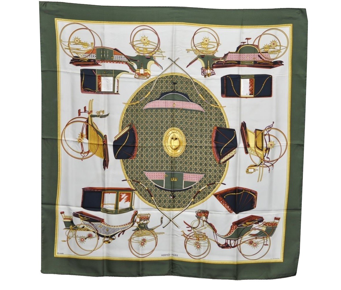 Authentic HERMES Carre 90 Scarf 