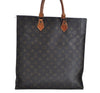 Authentic Louis Vuitton Monogram Sac Plat Hand Tote Bag M51140 LV K5262