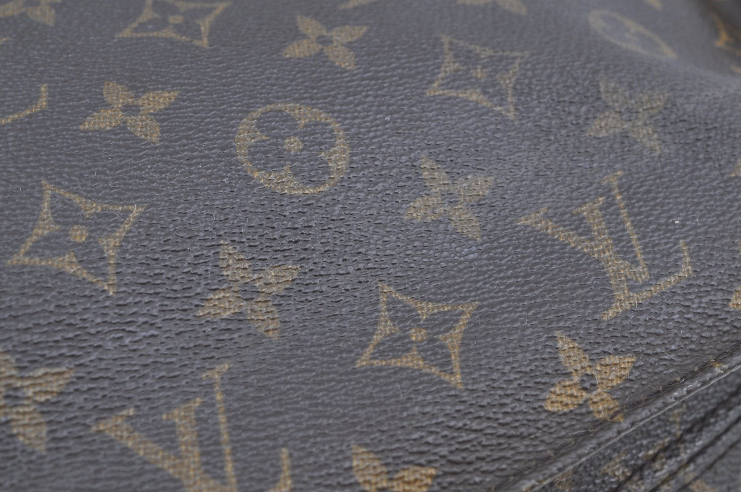 Authentic Louis Vuitton Monogram Sac Plat Hand Tote Bag M51140 LV K5262