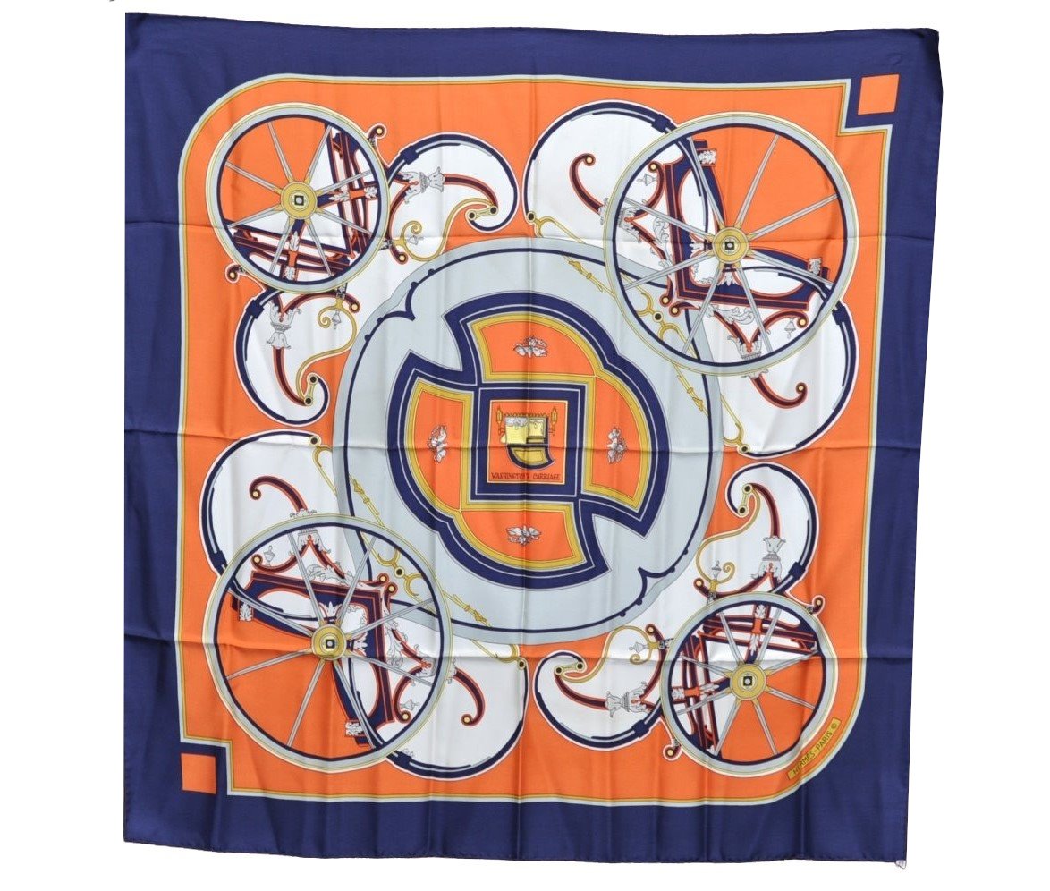 Authentic HERMES Carre 90 Scarf 