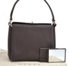 Authentic GUCCI Shoulder Hand Bag Purse Leather Brown K5277