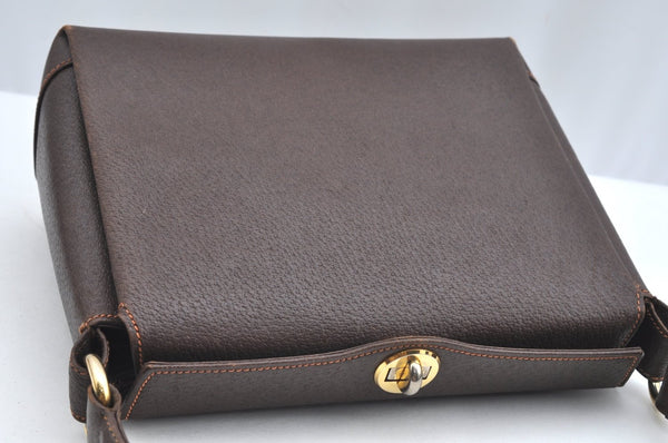 Authentic GUCCI Shoulder Hand Bag Purse Leather Brown K5277