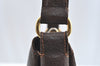 Authentic GUCCI Shoulder Hand Bag Purse Leather Brown K5277