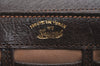 Authentic GUCCI Shoulder Hand Bag Purse Leather Brown K5277