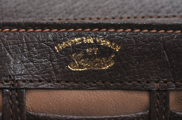 Authentic GUCCI Shoulder Hand Bag Purse Leather Brown K5277