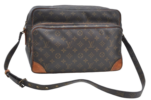 Authentic Louis Vuitton Monogram Nile 34 Shoulder Cross Body Bag M45242 LV K5283