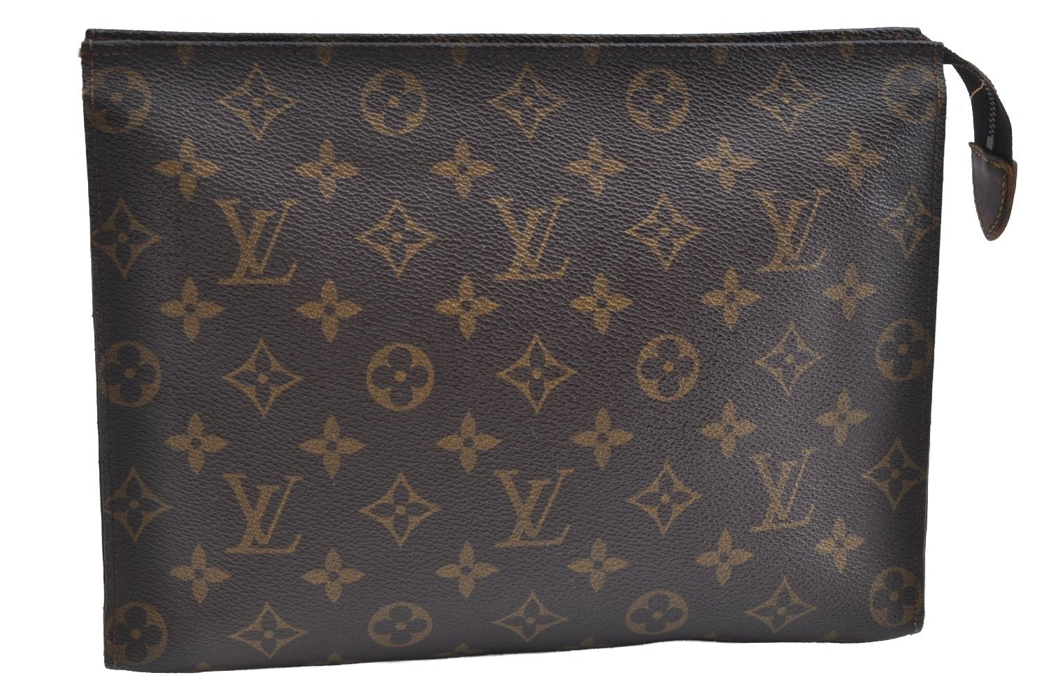 Auth Louis Vuitton Monogram Poche Toilette 26 Cosmetics Pouch Old Model LV K5292