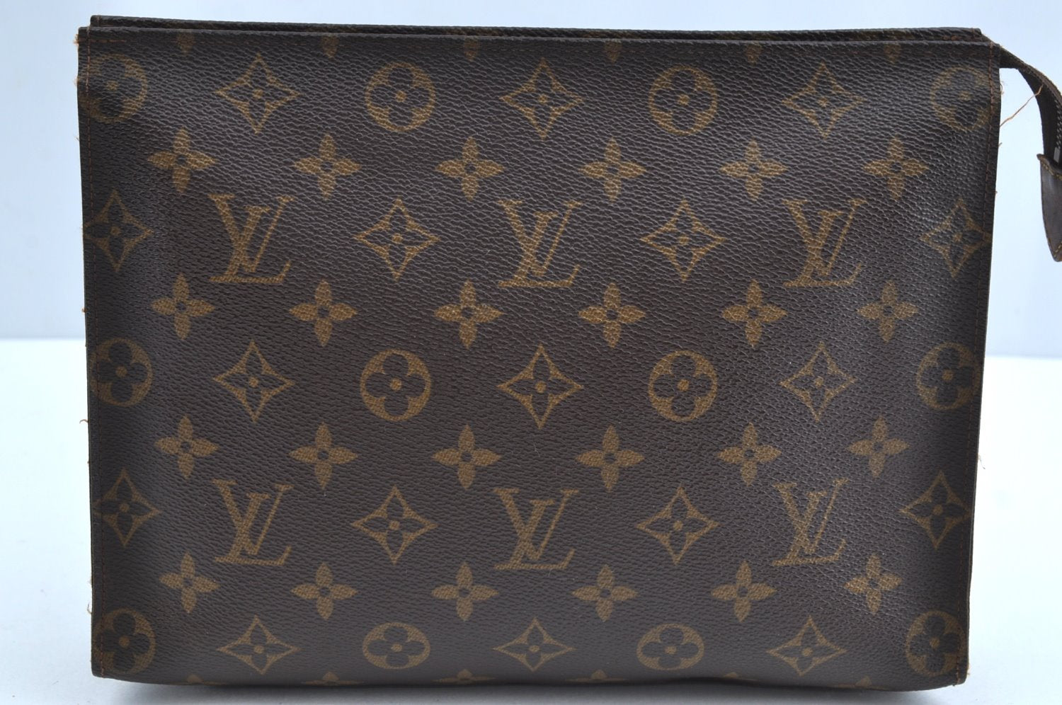 Auth Louis Vuitton Monogram Poche Toilette 26 Cosmetics Pouch Old Model LV K5292
