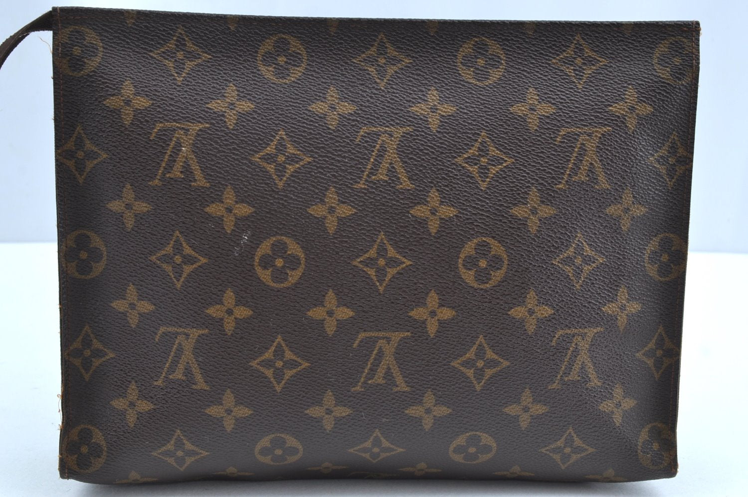 Auth Louis Vuitton Monogram Poche Toilette 26 Cosmetics Pouch Old Model LV K5292