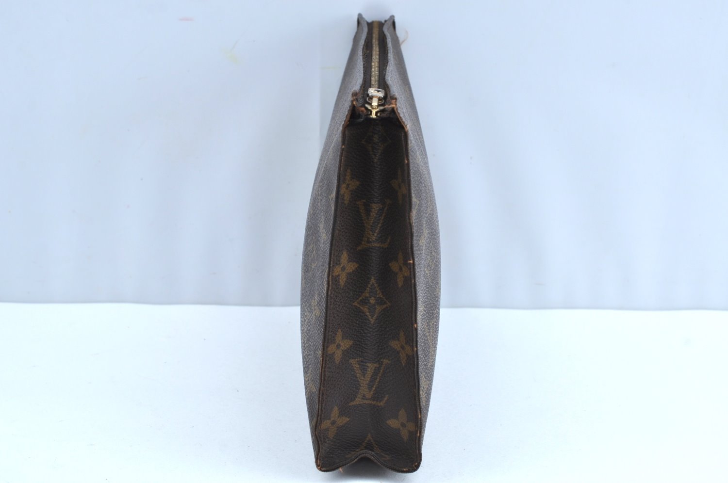 Auth Louis Vuitton Monogram Poche Toilette 26 Cosmetics Pouch Old Model LV K5292
