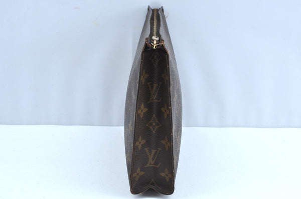 Auth Louis Vuitton Monogram Poche Toilette 26 Cosmetics Pouch Old Model LV K5292