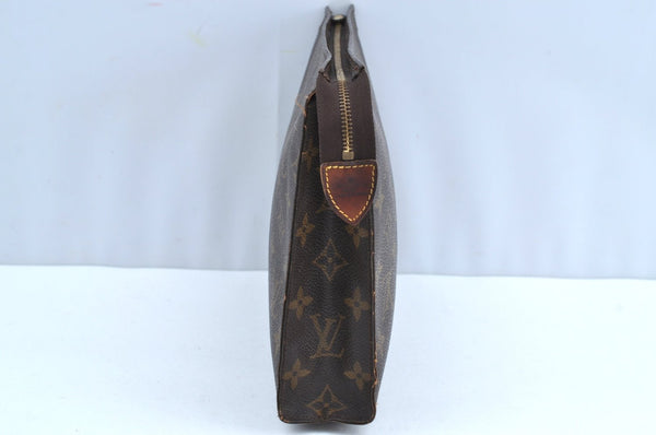 Auth Louis Vuitton Monogram Poche Toilette 26 Cosmetics Pouch Old Model LV K5292