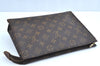 Auth Louis Vuitton Monogram Poche Toilette 26 Cosmetics Pouch Old Model LV K5292