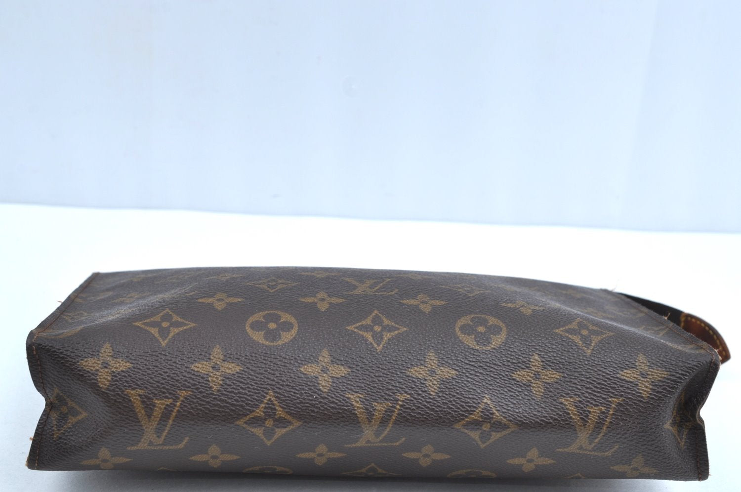 Auth Louis Vuitton Monogram Poche Toilette 26 Cosmetics Pouch Old Model LV K5292