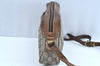 Authentic GUCCI Shoulder Cross Body Bag GG Plus PVC Leather Brown Junk K5293