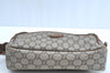 Authentic GUCCI Shoulder Cross Body Bag GG Plus PVC Leather Brown Junk K5293