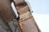 Authentic GUCCI Shoulder Cross Body Bag GG Plus PVC Leather Brown Junk K5293