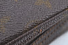 Auth Louis Vuitton Monogram Trousse Toilette 23 Clutch Hand Bag Old Model K5299