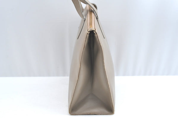 Authentic GUCCI Hand Bag Purse Leather Beige K5302