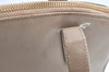 Authentic GUCCI Hand Bag Purse Leather Beige K5302
