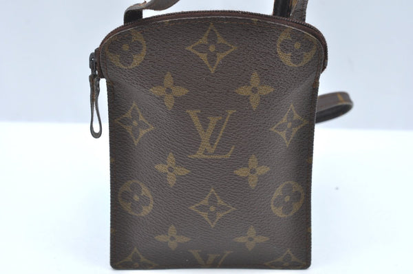 Auth Louis Vuitton Monogram Pochette Secret Shoulder Bag Pouch Old Model K5304
