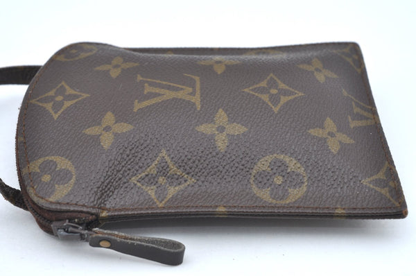 Auth Louis Vuitton Monogram Pochette Secret Shoulder Bag Pouch Old Model K5304