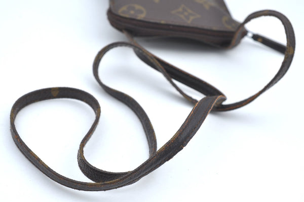 Auth Louis Vuitton Monogram Pochette Secret Shoulder Bag Pouch Old Model K5304