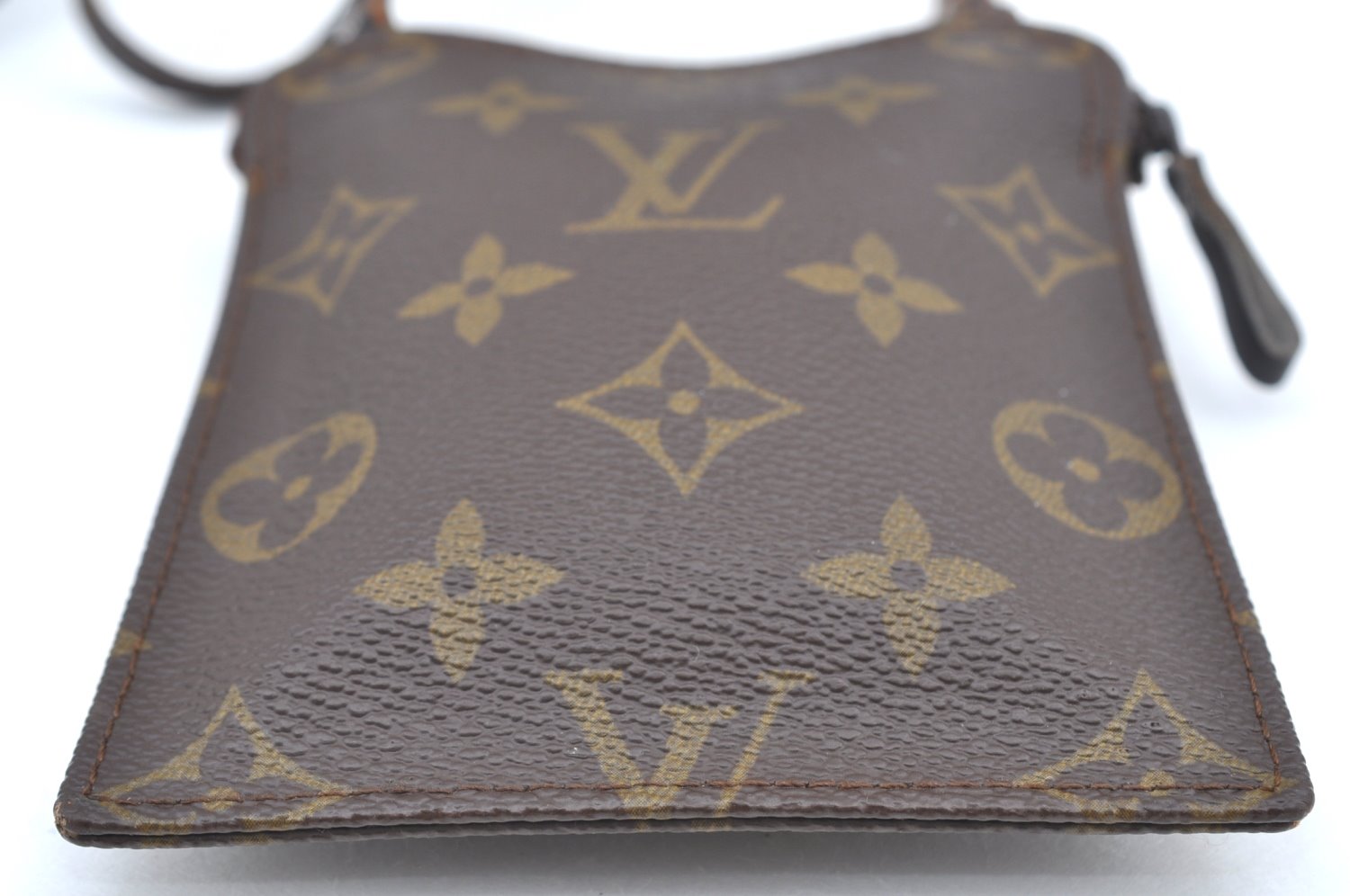 Auth Louis Vuitton Monogram Pochette Secret Shoulder Bag Pouch Old Model K5304