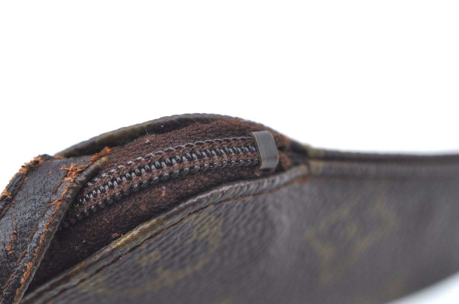 Auth Louis Vuitton Monogram Pochette Secret Shoulder Bag Pouch Old Model K5304