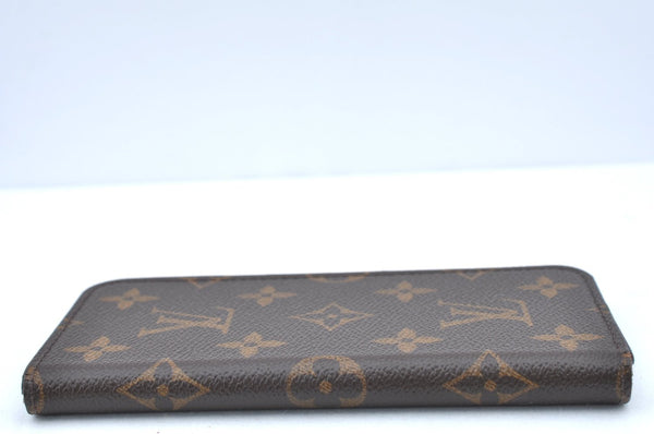 Authentic Louis Vuitton Monogram Folio Iphone X Xs Case M63443 LV K5305