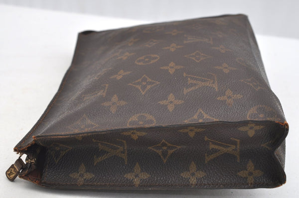 Auth Louis Vuitton Monogram Poche Toilette 26 Cosmetics Pouch Old Model K5308
