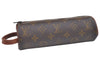 Authentic Louis Vuitton Monogram Trousse Ronde Pen Case Pouch Old Model LV K5312