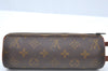 Authentic Louis Vuitton Monogram Trousse Ronde Pen Case Pouch Old Model LV K5312
