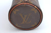 Authentic Louis Vuitton Monogram Trousse Ronde Pen Case Pouch Old Model LV K5312