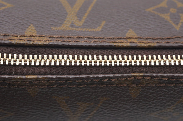 Authentic Louis Vuitton Monogram Trousse Ronde Pen Case Pouch Old Model LV K5312