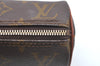 Authentic Louis Vuitton Monogram Trousse Ronde Pen Case Pouch Old Model LV K5312