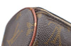 Authentic Louis Vuitton Monogram Trousse Ronde Pen Case Pouch Old Model LV K5312
