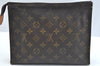 Authentic Louis Vuitton Monogram Poche Toilette 26 M47542 Cosmetics Pouch K5313