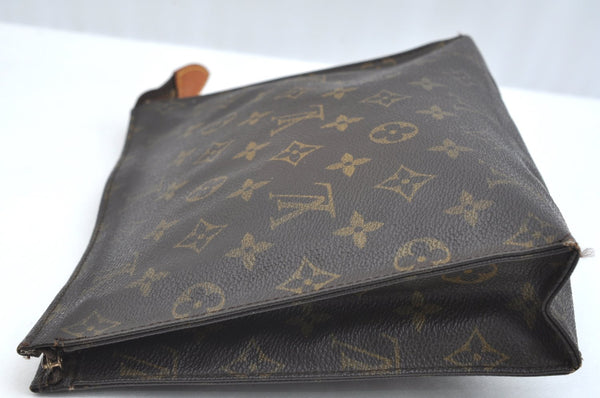 Authentic Louis Vuitton Monogram Poche Toilette 26 M47542 Cosmetics Pouch K5313