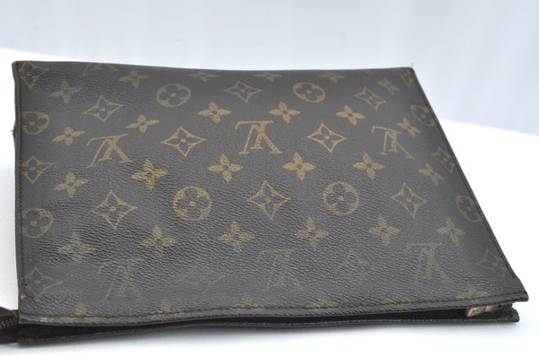 Authentic Louis Vuitton Monogram Poche Toilette 26 M47542 Cosmetics Pouch K5313