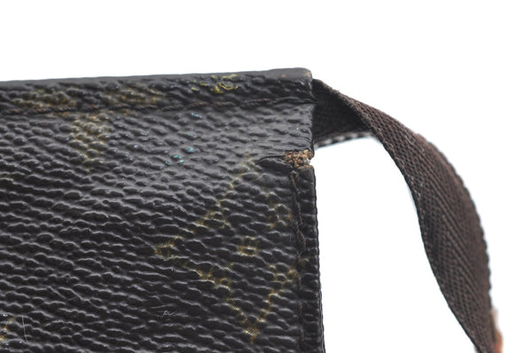 Authentic Louis Vuitton Monogram Poche Toilette 26 M47542 Cosmetics Pouch K5313