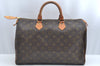 Authentic Louis Vuitton Monogram Speedy 35 Hand Boston Bag Old Model LV K5314